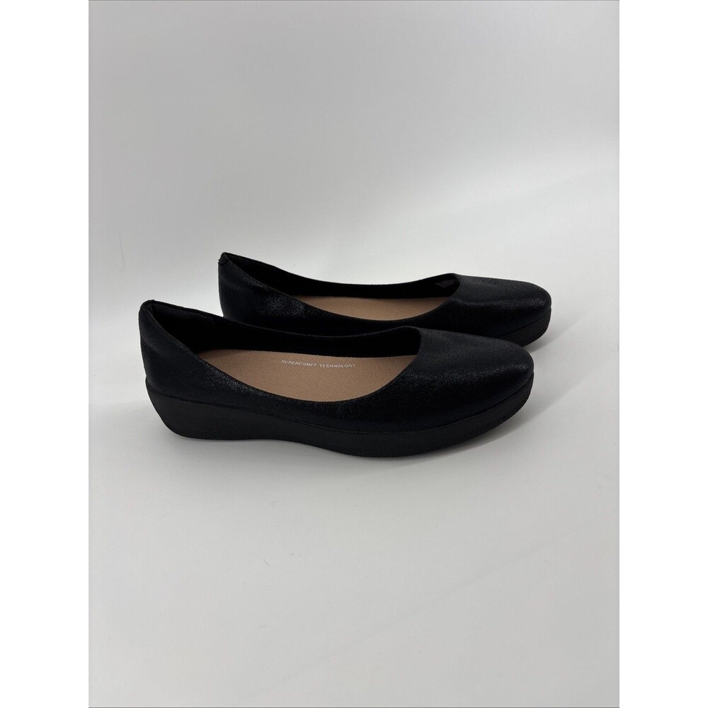 FitFlop Super Ballerina flat Black Size 9 #v80-001
